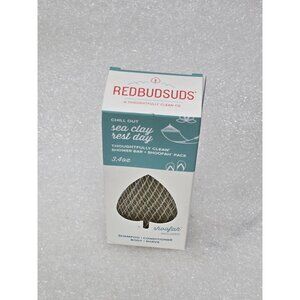 Redbudsuds Sea Clay Rest Day Shower Bar & Shoofah Pack Shave Shampoo/Conditioner
